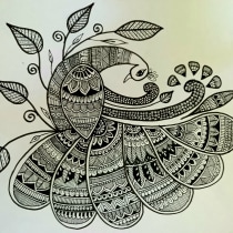 My project in The Art of Mandala Drawing: Create Geometric Patterns course. Un proyecto de Dibujo e Ilustración con tinta de sanu.sapre - 05.12.2021