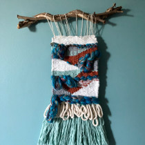My project in Hand Weaving Techniques for Beginners  course. Arts, Crafts, Decoration, and Fiber Arts project by notapoodle - 12.15.2021