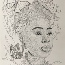 My project in Ink Portraits with Lines and Dots course. Pencil Drawing, Drawing, Portrait Illustration, Realistic Drawing, Figure Drawing  & Ink Illustration project by Dom Ban - 12.13.2021