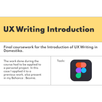 Mi Proyecto del curso: Introducción al UX Writing. UX / UI, Information Design, Cop, writing, and App Design project by Giovanni Turco - 12.16.2021