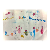 Mi Proyecto del curso: Técnicas de estampación para niños. Un proyecto de Ilustración, Artesanía, Bellas Artes, Estampación y Creatividad con niños de Laia Fernández - 28.12.2021