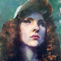 My project in Contemporary Oil Portraiture course. Traditional illustration, Fine Arts, Painting, Portrait Illustration, and Oil Painting project by Brad Congdon - 12.29.2021
