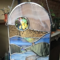 My project in Contemporary Stained Glass Design  course. Accessor, Design, Interior Design, Decoration, and DIY project by Katie Larson - 12.30.2021