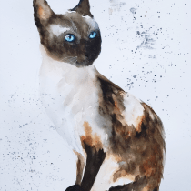 My project in Expressive Animal Portraits in Watercolor course. Un progetto di Illustrazione, Pittura ad acquerello, Disegno realistico e Illustrazione naturalistica di Susanna Zema - 03.01.2022