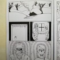 My project in Narrative Techniques for Graphic Novels course. Un proyecto de Ilustración tradicional, Cómic, Stor, board y Narrativa de zofia7 - 05.01.2022