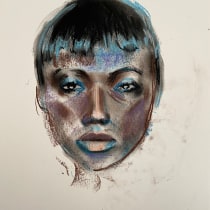 My project in Expressive Portrait Drawing with Soft Pastels course. Ilustração tradicional, Artes plásticas, Desenho, Ilustração de retrato, Desenho de retrato, e Desenho artístico projeto de Kira May - 06.01.2022