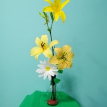 Mi Proyecto del curso: Diseño de flores realistas en papel. Un proyecto de Papercraft, Decoración de interiores y DIY de marce1681 - 13.01.2022
