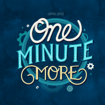 One minute more. A Lettering, Digital Lettering, and 3D Lettering project by Juan Carlos López Gómez - 01.14.2021