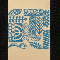 My project in Sketchbooking with Handmade Stamps course. Un progetto di Illustrazione tradizionale, Pattern design, Stampa, Sketchbook e Incisione di Gillian Jackson - 22.01.2022