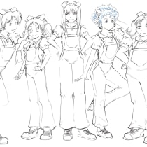 My project in Drawing Manga Characters from Scratch course. Ilustração tradicional, Design de personagens, Comic, Desenho a lápis, Desenho, e Mangá projeto de Nilton Costa - 15.02.2022