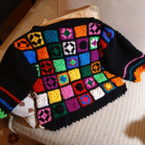 Il mio progetto del corso: Quadrati all'uncinetto: crea un maglione tutto tuo Ein Projekt aus dem Bereich Mode, Modedesign, Weben, DIY, Crochet und Textildesign von Cinzia Frittoli - 16.02.2022