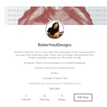 My project in Society6 Store Creation and Management from Scratch course. Um projeto de Marketing digital, e-commerce e Business de Robert Taul - 23.02.2022