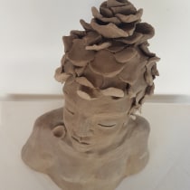 Meu projeto do curso: Introdução à escultura figurativa com argila. Un proyecto de Bellas Artes y Escultura de bebelflr - 23.02.2022