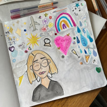 My project in Creative Visual Diary: Learn to Draw Your Life course Ein Projekt aus dem Bereich Schrift, Comic, Grafischer Humor und Sketchbook von Amanda - 28.02.2022
