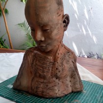 Meu projeto do curso: Introdução à escultura figurativa com argila. Un proyecto de Bellas Artes y Escultura de Davi Ângelo - 03.03.2022