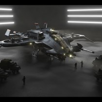 Mi Proyecto del curso: Diseño y modelado de una nave sci-fi en 3D. Un proyecto de 3D, Modelado 3D y Diseño 3D de 3dmarce - 26.02.2022