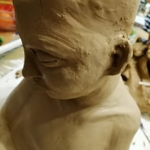 My project for course: Introduction to Clay Figurative Sculpture. Un proyecto de Bellas Artes y Escultura de bejuleo1 - 08.03.2022