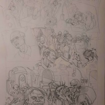 Mi Proyecto del curso: Dibujo a lápiz para cómics de superhéroes. Ilustração tradicional, Comic, Desenho a lápis, e Desenho projeto de Diego pugliese - 12.03.2022