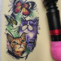 My project for course: Artistic Tattoos in Full Color. Un progetto di Design di tatuaggi di linda.ban - 24.03.2022