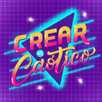 Crear es caótico.. Un progetto di Calligrafia, Lettering, Lettering digitale e Lettering 3D di Paula Varona - 02.04.2022