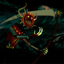 Proyecto del curso: Modelado de personajes en Maya. Máscara Diablo. Un proyecto de 3D y Modelado 3D de Fernando M.A. - 09.03.2022