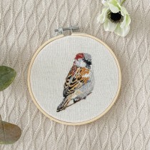 My project for course: Freehand Needle Painting: Embroider the Beauty of Wildlife. Illustration, Embroider, Textile Illustration, and Textile Design project by Elisabeth Andra Oprescu - 01.28.2022