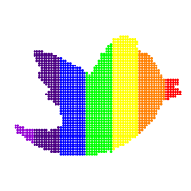 Mijn project van de cursus: Twitter rainbow. Motion Graphics, Multimídia, JavaScript, e Desenvolvimento de produto digital projeto de cindy.vandooren - 12.04.2022