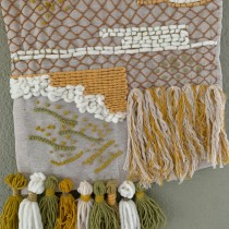 Mi Proyecto del curso: Creación de tapices bordados. Embroider, Decoration, and Textile Design project by Paola Bizioli - 04.13.2022