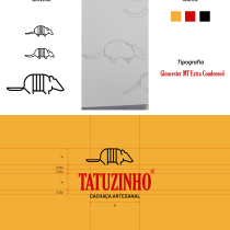 Tatuzinho - Identidade Visual. Un projet de Design , Br, ing et identité, Design graphique , et Création de logos de Douglas Oliveira - 13.04.2022