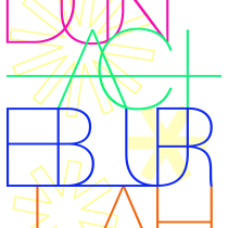 Dun Act Blur Lah Playful Type Poster in Singlish. Un proyecto de Diseño, Diseño gráfico, Tipografía, Creatividad, Diseño de carteles, Diseño digital y Diseño tipográfico de pugongyingjin - 16.04.2022