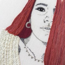 Mi Proyecto del curso: Creación de retratos bordados. Um projeto de Ilustração de retrato, Bordado, Ilustração têxtil e Design têxtil de Samadhi Ribes - 07.05.2022