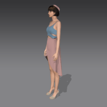 Mi proyecto del curso: Diseño de ropa 3D con Marvelous Designer lucia . Un proyecto de 3D, Modelado 3D, Diseño de personajes 3D y Diseño 3D de luciatoderi - 16.05.2022