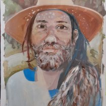 Mi proyecto del curso: Retrato artístico al óleo sobre papel. Un proyecto de Bellas Artes, Pintura, Ilustración de retrato y Pintura al óleo de Emmanuel _ - 21.05.2022