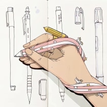 My project in The Art of Sketching: Transform Your Doodles into Art course. Un proyecto de Ilustración, Dibujo a lápiz, Dibujo y Sketchbook de Katerina Gordeeva - 23.11.2021