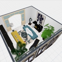 My project for course: Interior Design with Curved Lines. Un proyecto de Arquitectura interior, Decoración de interiores, Interiorismo y Diseño de espacios de oana.botez8 - 31.05.2022