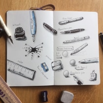 My project in The Art of Sketching: Transform Your Doodles into Art course. Un progetto di Illustrazione, Disegno a matita, Disegno e Sketchbook di Jan den Haan - 06.10.2020