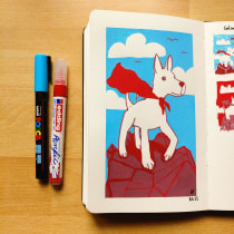 My project for course: Illustrated Sketchbooking in Full Color. Un proyecto de Ilustración tradicional, Creatividad, Dibujo y Sketchbook de perlendrache - 08.06.2022