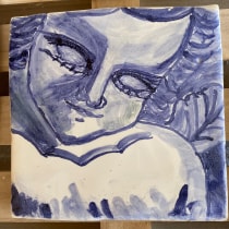 My project for course: Design and Create Portuguese Ceramic Tiles:  Fun with tiles by Carol. Arts, Crafts, Furniture Design, Making, Interior Design, Decoration, Ceramics, DIY, and Decorative Painting project by cafshill5 - 06.09.2022
