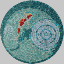 My project for course: Introduction to Mosaic Artwork Ein Projekt aus dem Bereich H, werk, Möbeldesign und - bau, Dekoration von Innenräumen, Keramik und DIY von ndessipris - 09.06.2021