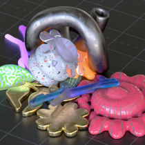 Un Jardín, Mi proyecto de: Diseño y animación 3D de objetos divertidos. Un proyecto de 3D, Animación 3D, Modelado 3D y Diseño 3D de Andrés Benalcázar - 13.06.2022