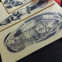 Mi proyecto del curso: Técnicas de tatuaje blackwork con línea fina. Un proyecto de Diseño de tatuajes de kimberli mora villanueva - 15.06.2022