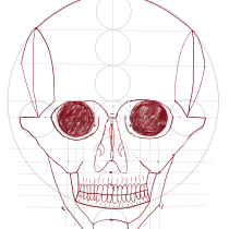 Mi proyecto del curso: Dibujo anatómico de la cabeza humana. Un proyecto de Bellas Artes, Dibujo a lápiz, Dibujo, Ilustración de retrato, Dibujo de Retrato, Dibujo realista y Dibujo anatómico de Karen dayana Gomez correa - 19.06.2022