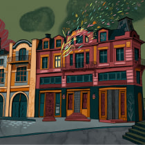 My project for course: Architectural Illustration: Capture a City’s Personality. Illustration, Architecture, Drawing, Digital Illustration, and Architectural Illustration project by Stefana Argirova - 06.14.2022