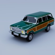jeep wagoneer 1991. Un proyecto de 3D y Modelado 3D de sabicogu - 23.06.2022