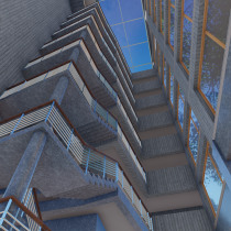 Mon projet du cours : Modélisation de bâtiments paramétriques avec Revit . 3D, Architecture, Interior Architecture, 3D Modeling, Digital Architecture, and ArchVIZ project by Tony Juigné - 07.01.2022