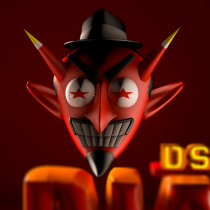 Diablo [Desorden Público]. 3D, Animation, T, pograph, 3D Animation, 3D Design, and Digital Design project by Dennys Gonzalez - 07.02.2022