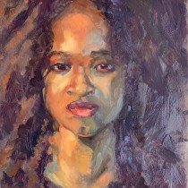 Portrait . Un proyecto de Bellas Artes, Pintura, Ilustración de retrato y Pintura al óleo de Gerda Viszer - 10.07.2022