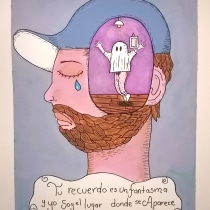 Fantasma y recuerdos. Un proyecto de Ilustración, Pintura, Creatividad, Dibujo a lápiz y Dibujo de Juan Carlos Román - 05.07.2022