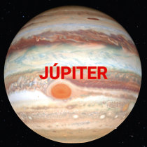 Infografía Animada: Júpiter. Un proyecto de Animación, Diseño interactivo, Infografía y Diseño digital de Diego Ochoa - 13.07.2022