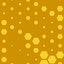 The Golden Reactive Honeycomb. Motion Graphics, Multimídia, JavaScript, e Desenvolvimento de produto digital projeto de fahc95 - 13.07.2022